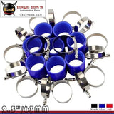 2.5" Inches 63mm Turbo/Supercharger Intercooler Polish Pipe Piping 8Pcs Kit - Tokyo Tom's