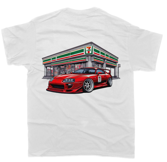 Supra Mk4 - 7Eleven T-Shirt - Unisex - Car Enthusiast - Drifting Drag JDM