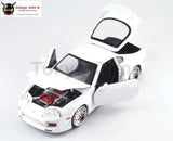 Supra White 1995 Diecast 1:24 Model Cars