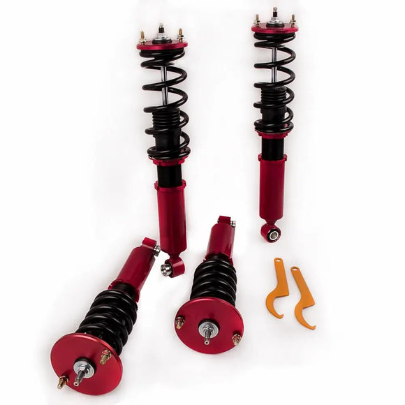 Suspension Struts Shock fit Nissan SKyline R32 GTT GTS-T Adj. Damper Coilovers Shock Absorber Mounts Front Rear Strut Coil