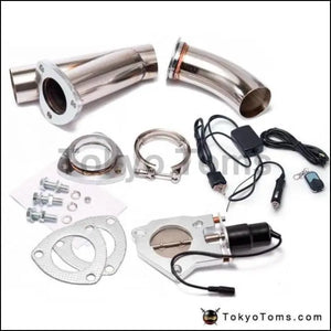 2.75" Elextric Exhaust Dump Cutout Y-Pipe/E-Cut Out W/Switch Bypass Valve System Kit + Remote For BMW E39 - Tokyo Tom's