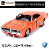 DODGE CHARGER R/T Modern Muscle Cars Old Car Diecast 1:25 Harley 1969 Model Car