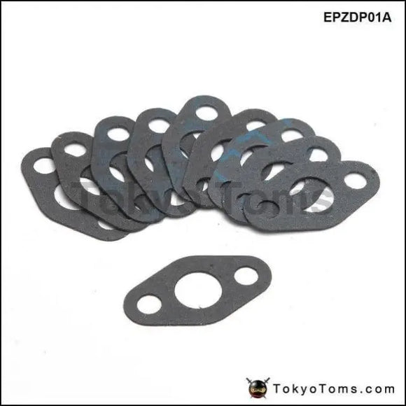 10pcs Turbo Flange Oil Feed Gasket T3 / T3 T4 / T3/T4 / T04E / T04B Turbocharge EPZDP01A