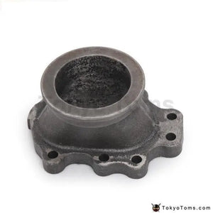 T25 T28 Gt25 Turbocharge Downpipe 8 Point 2.5" V-Band Cast Iron Flange Exhaust Manifold Converter Adapter - Tokyo Tom's