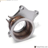 Stainless Steel T04E T3/T4 5 Bolt Exhaust Dump Flange To 3" 76Mm Vband Adapter - Tokyo Tom's