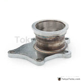 Steel Adaptor For T3/T4 5Bolt To 2.5" V-Band Flange Fits For Toyota Acura Honda BMW - Tokyo Tom's