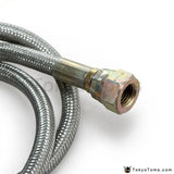 36"Braided Stainless Steel Turbo Charge 1/8 Npt Fitting Oil Feed Line For T3/T4 Turbocharge - Tokyo Tom's