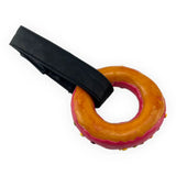 TOKYO TOM'S GRAPE PURPLE GLAZE  DONUT HANG RING WITH ASSORTED SPRINKLES