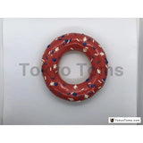 TOKYO TOM'S  PINK STRAWBERRY GLAZE  DONUT HANG RING WITH SPRINKLES