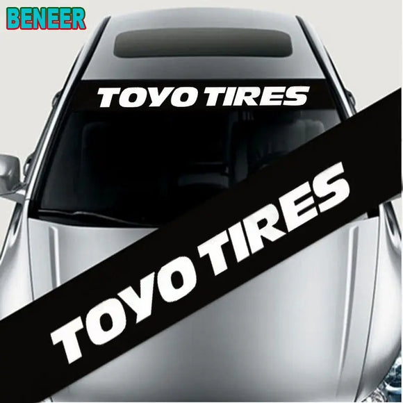 TOYO TIRES Vinyl Windshield Banner - Tokyo Tom's