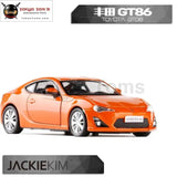 TOYOTA GT 86 Diecast 1:36 Scale JAPAN Metal Pull Back Car Model (3pcs:lot Wholesale Brand)