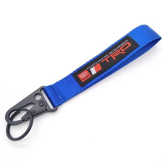 TRD Tow Hook Clasp Keychain Blue - Tokyo Tom's