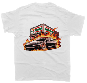 Tesla 7Eleven T-Shirt - Unisex - Car Enthusiast