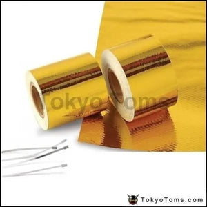 2"X5 Meter Roll Self Adhesive Reflect A Gold Heat Wrap Barrier Hot Selling For BMW E36 Z3/318I/Ic/Is/Ti - Tokyo Tom's