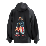 Tokyo Toms Large Mascot - Unisex Hoodie - Car Enthusiast - Drifting Drag JDM