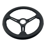 Tomu Akagi Black Leather Steering Wheel