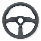 Tomu Circuit Black Perforated Leather Steering Wheel