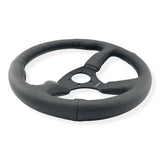 Tomu Circuit Black Perforated Leather Steering Wheel