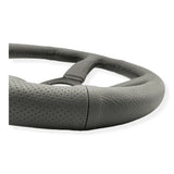 Tomu Circuit Black Perforated Leather Steering Wheel