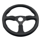 Tomu Circuit Black Perforated Leather Steering Wheel