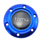 Tomu Ebisu Blue Spoke with Black Leather Steering Wheel