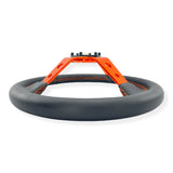 Tomu Ebisu Orange Spoke with Black Leather Steering Wheel