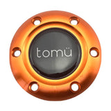 Tomu Ebisu Orange Spoke with Black Leather Steering Wheel