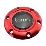 Tomu Ebisu Red Spoke with Black Leather Steering Wheel