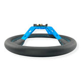 Tomu Ebisu Teal Spoke with Black Leather Steering Wheel