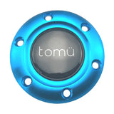 Tomu Ebisu Teal Spoke with Black Leather Steering Wheel