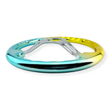 Tomu Gold & Green Chrome with Chrome Spoke Steering Wheel