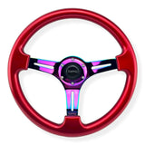 Tomu Hakone Candy Red with Neo Chrome Spoke Steering Wheel