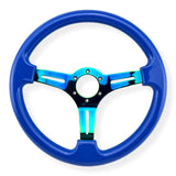 Tomu Hakone Gloss Blue with Neo Chrome Spoke Steering Wheel