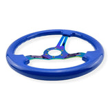 Tomu Hakone Gloss Blue with Neo Chrome Spoke Steering Wheel