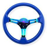 Tomu Hakone Gloss Blue with Neo Chrome Spoke Steering Wheel