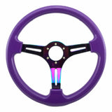 Tomu Hakone Gloss Purple with Neo Chrome Spoke Steering Wheel