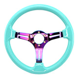 Tomu Hakone Gloss Tiffany Blue with Neo Chrome Spoke Steering Wheel