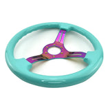 Tomu Hakone Gloss Tiffany Blue with Neo Chrome Spoke Steering Wheel