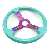 Tomu Hakone Gloss Tiffany Blue with Neo Chrome Spoke Steering Wheel