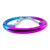 Tomu Pink and Blue Chrome with Chrome Spoke Steering Wheel