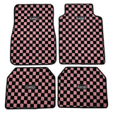 Tomu Sakura Pink Checker Floor Mats