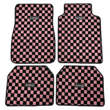 Tomu Sakura Pink Checker Floor Mats