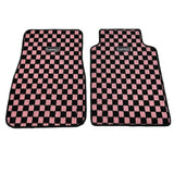 Tomu Sakura Pink Checker Floor Mats