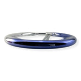 Tomu Silver and Blue Chrome with Chrome Spoke Steering Wheel