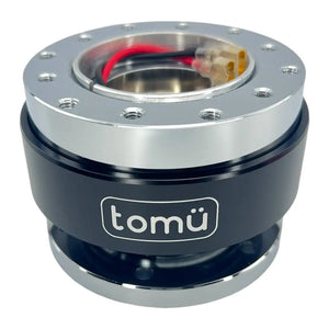 Tomü Steering Wheel Quick Release - Black & Silver - Tokyo Tom's