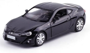 Toyota 86 Supercar -  Two Open Doors sound Light - 1:36 Scale Alloy Pull Back Car Model