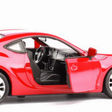 Toyota 86 Supercar -  Two Open Doors sound Light - 1:36 Scale Alloy Pull Back Car Model