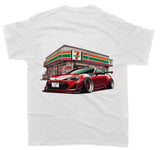 Toyota GT86 Red 7Eleven T-Shirt - Unisex - Car Enthusiast