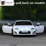 Toyota GT86 supercar vehicles model ,metal diecasts - 1:36 alloy pull back car models