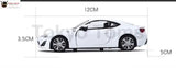 Toyota GT86 supercar vehicles model ,metal diecasts - 1:36 alloy pull back car models